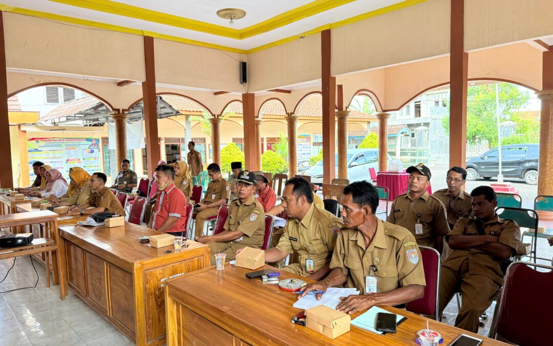 Kecamatan Kesugihan Laksanakan Monitoring dan Evaluasi Penyelenggaraan Pemerintahan Desa Karangjengkol Tahun 2026